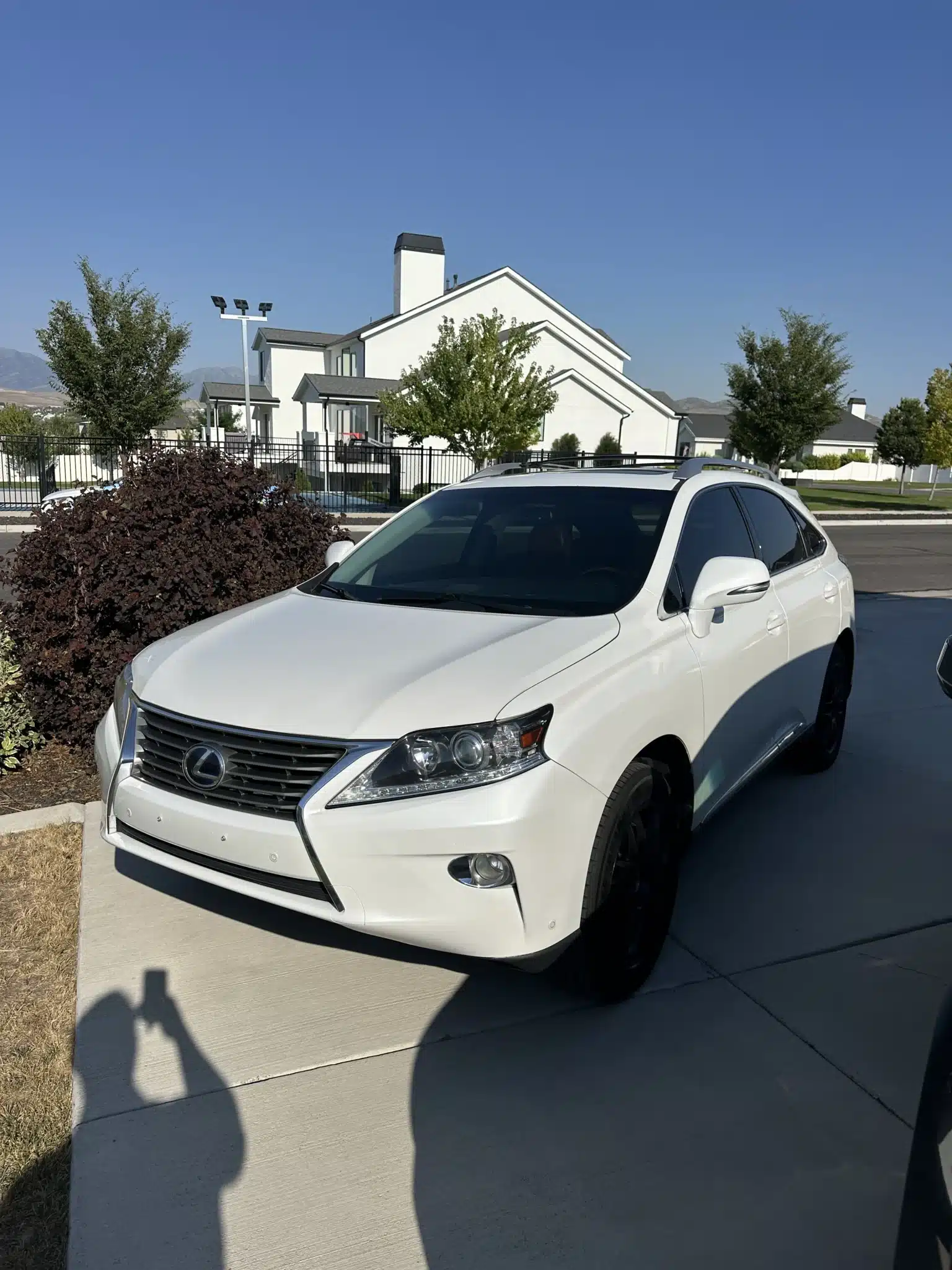 Mobile emissions testing at a home in Alpine, Utah